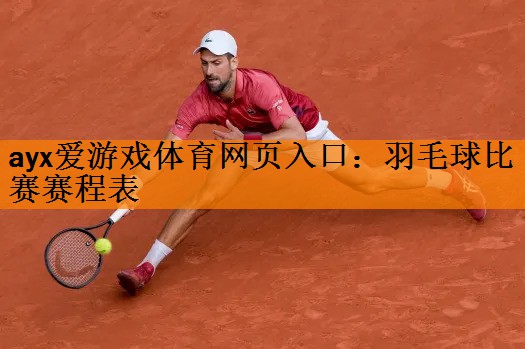 羽毛球比赛赛程表